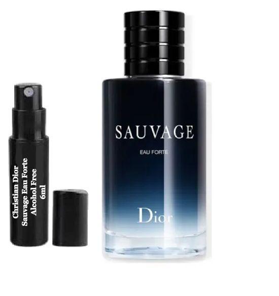 Amostras de perfume Christian Dior Sauvage Eau Forte Fragrância sem álcool