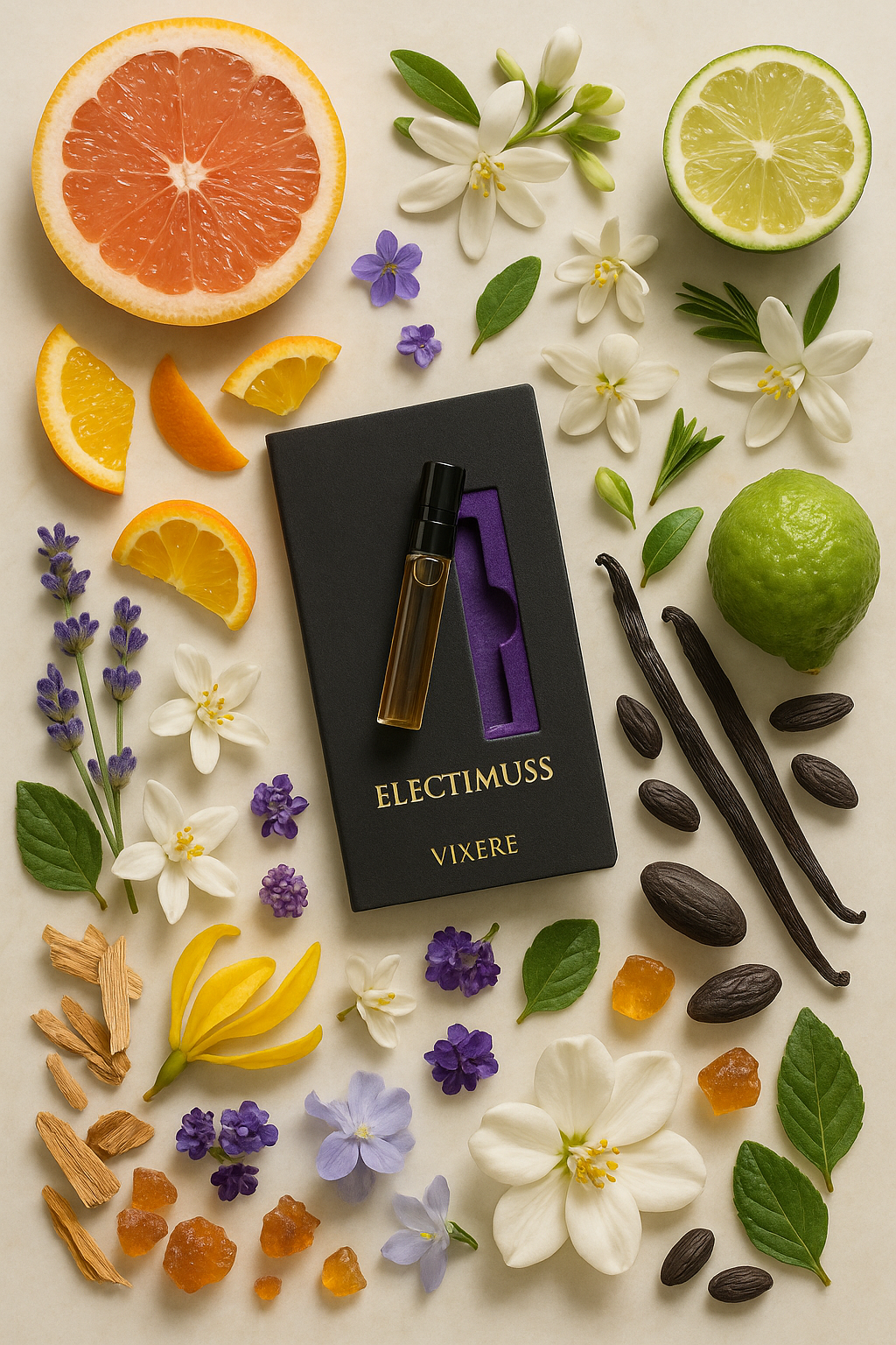 Electimuss London Vixere 1,5ml 0,05 fl. onças. amostra oficial de perfume