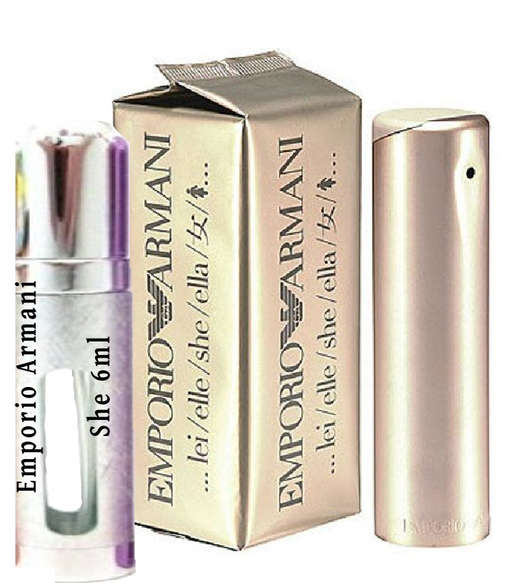 Amostras de fragrâncias Emporio Armani She 6ml