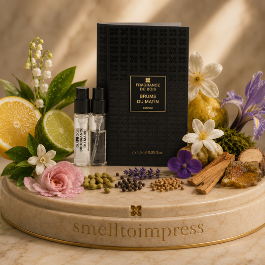 imagem da amostra oficial de perfume Fragrance Du Bois Brume Du Matin 1,5 ml 0,05 fl. oz.