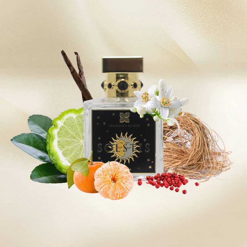 Fragrância Du Bois Solstis 1,5ml 0,05 fl. onças. amostras oficiais de fragrâncias testador de perfume