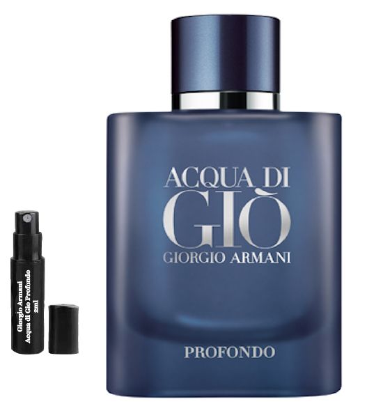 Giorgio Armani Acqua di Gio Profondo 2ml 0.06 fl. onças. amostras de fragrâncias