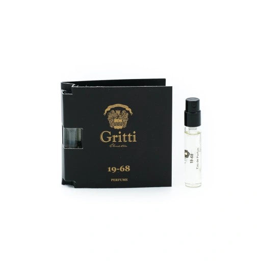 Gritti 19-68 amostra de perfume oficial 2 ml 0,06 fl. oz.