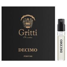 Gritti Decimo amostra de perfume oficial 2 ml 0,06 fl. oz.