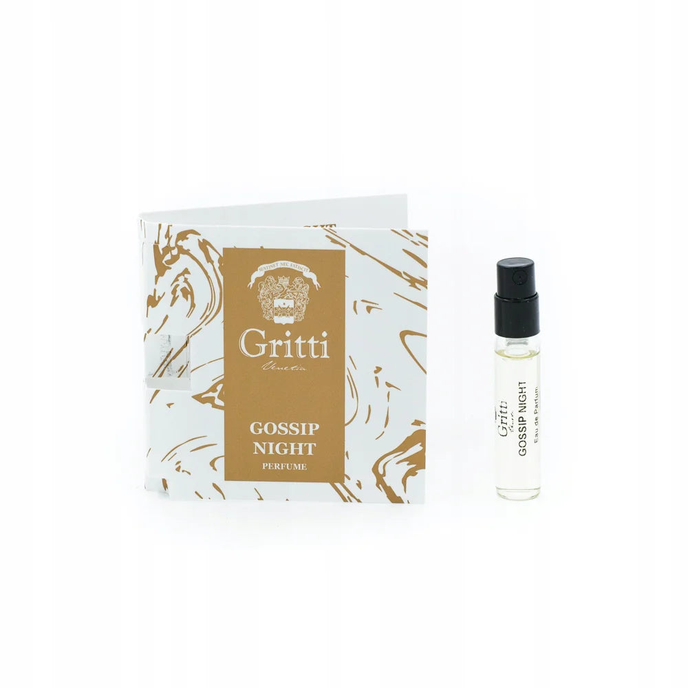 Gritti Gossip Night amostra de perfume oficial 2 ml 0,06 fl. oz.