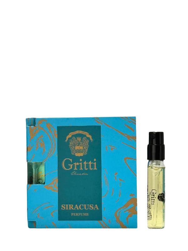 Gritti Siracusa amostra de perfume oficial 2 ml 0,06 fl. oz.