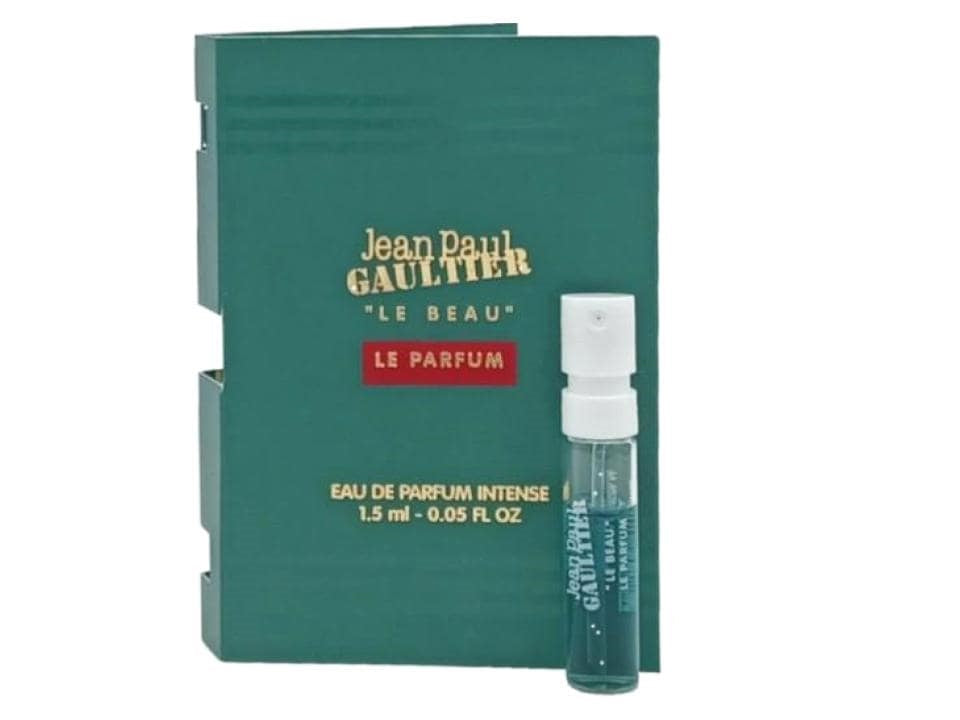 Jean Paul Gaultier Le Beau Le Parfum Intense amostra oficial de perfume testador de perfume