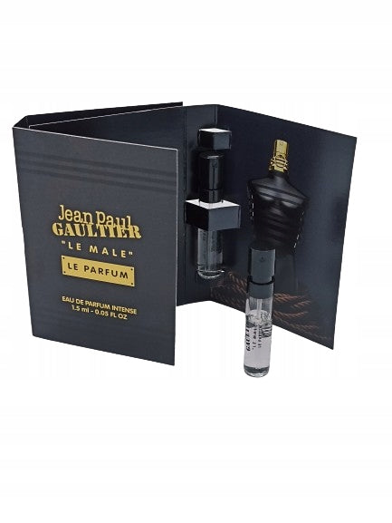 Jean Paul Gaultier Le Male Le Parfum Intense amostra oficial de perfume testador de perfume