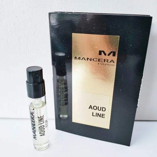 Amostra oficial do perfume Mancera Aoud Line 2ml 0,06 fl. oz.