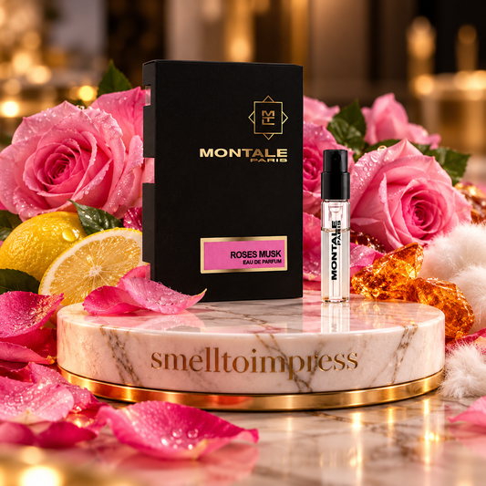 imagem de amostra oficial de perfume Montale Roses Musk 2 ml