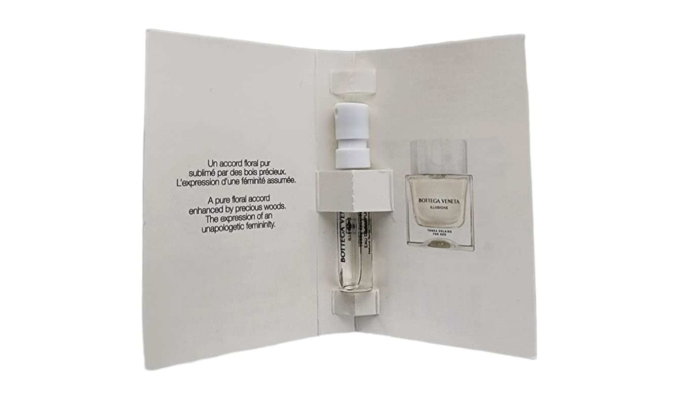 Bottega Veneta Illusione Tonka Solaire 1,5ml 0,07 fl. onças. amostra oficial de perfume