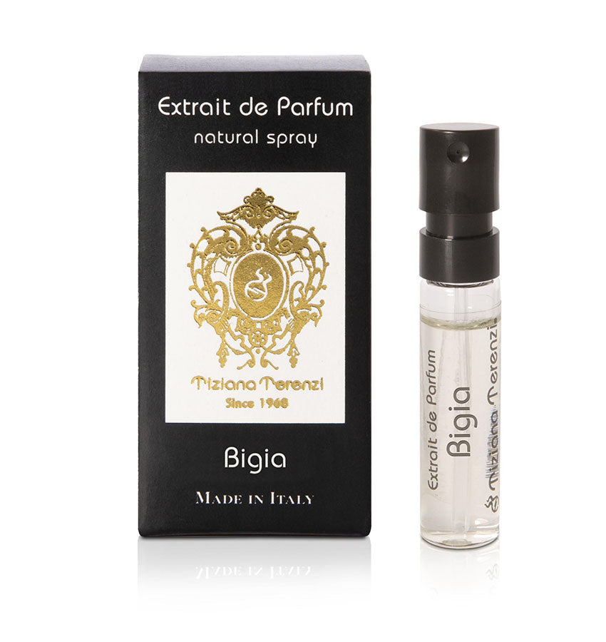 TIZIANA TERENZI Bigia 0,05 OZ 1,5 ML amostra oficial de perfume testador de perfume