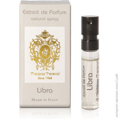 TIZIANA TERENZI Libra Extrait de parfum 0,05 OZ 1,5 ML amostra oficial de perfume testador de perfume