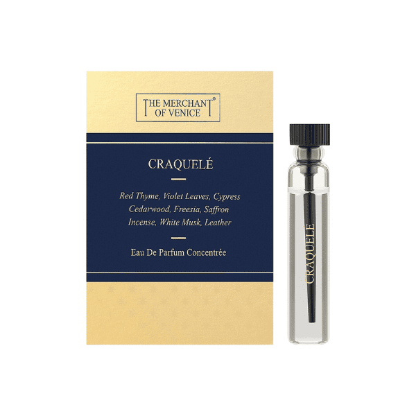 O Mercador de Veneza Craquele 2ml 0,06 fl.oz. amostra oficial de perfume testador