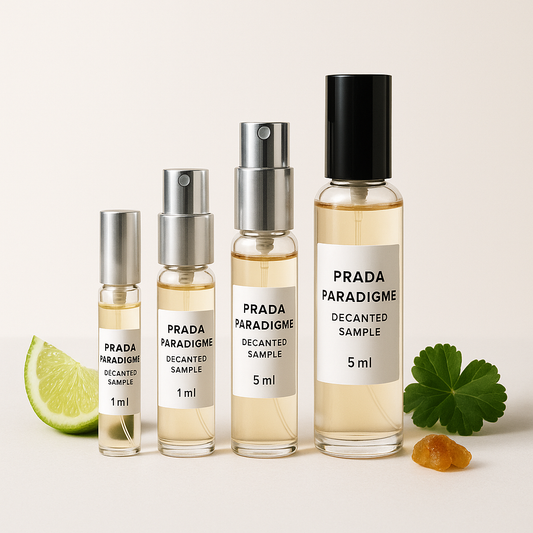 Amostras de perfume Prada Paradigme