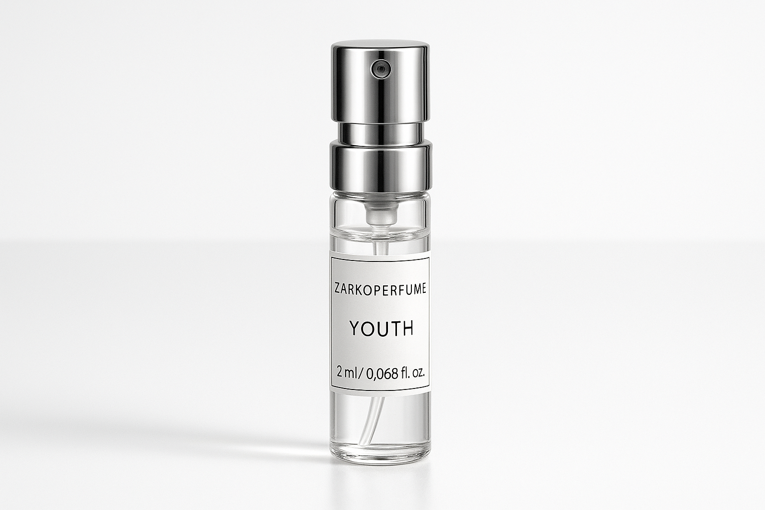 Amostra oficial de perfume Zarkoperfume Youth 2ml 0,068 fl. oz.