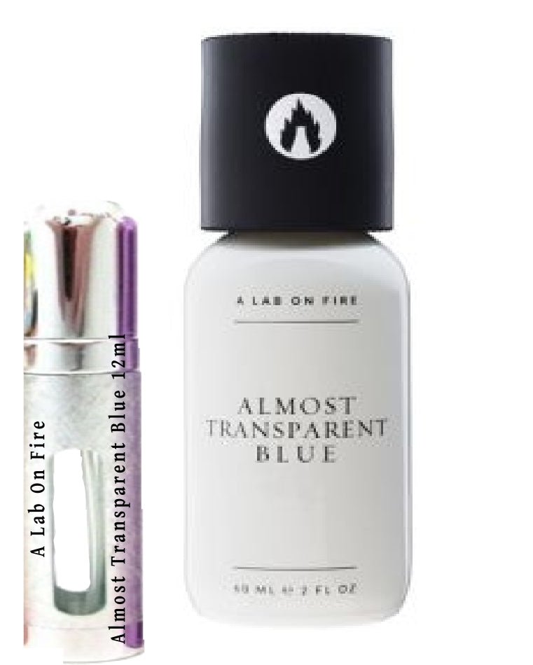 Amostras de A Lab On Fire Quase Transparente Azul - A Lab On Fire Quase Transparente Azul - A Lab On Fire - 12ml - cheiro para impressionar
