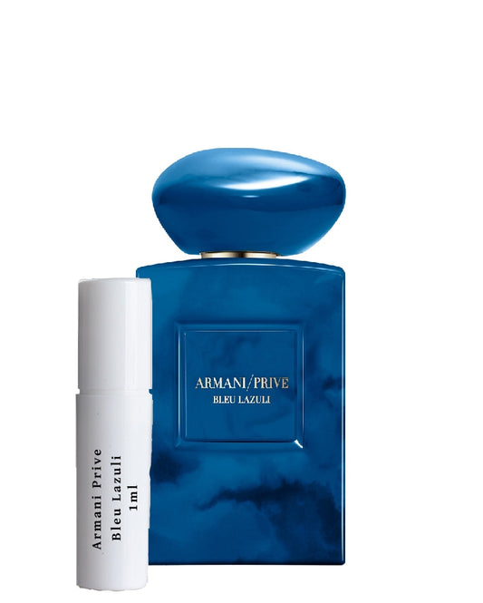 Frasco de spray de amostra Armani Prive Bleu Lazuli 1ml
