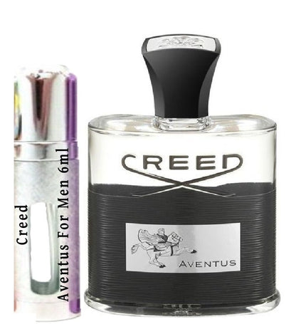 Amostras de fragrância Creed Aventus For Men 6ml 0,21 oz