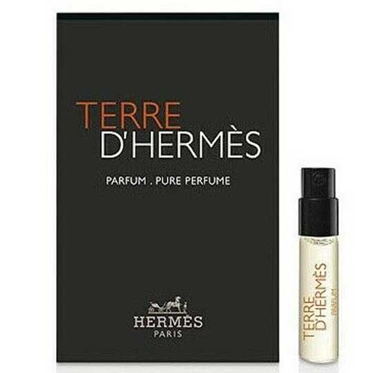 Amostras oficiais de perfumes Hermès Terre D'Hermès Parfum Pure Perfume 2ml/0,06fl.oz.