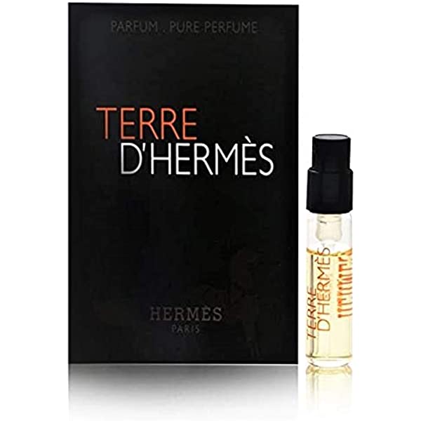 Amostras oficiais de fragrâncias Hermès Terre D'Hermès Parfum Pure Perfume 2ml/0,06fl.oz.