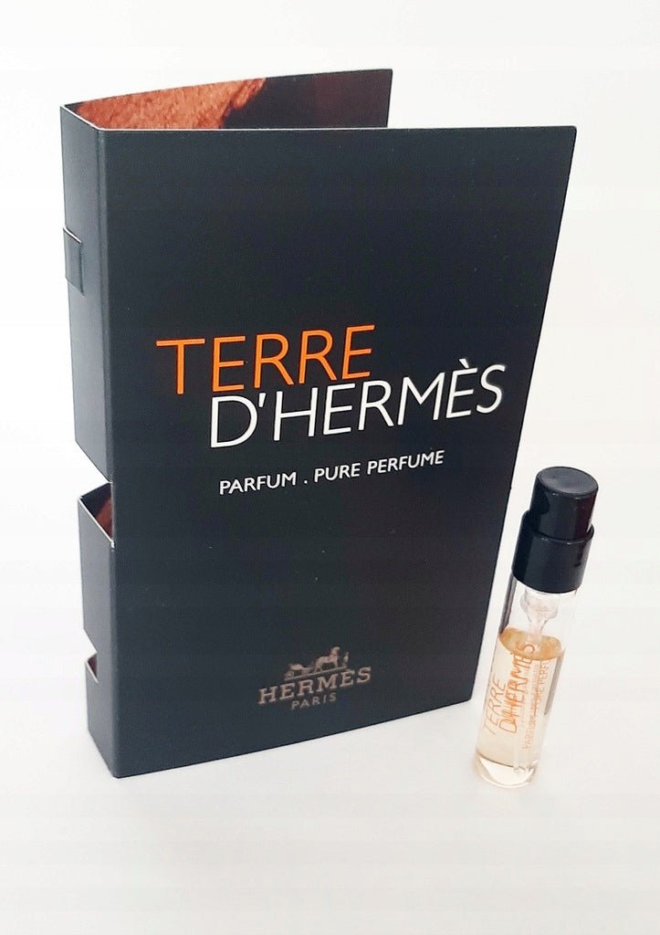 Hermès Terre D'Hermès Parfum Pure Perfume 2ml/0,06fl.oz. amostras oficiais