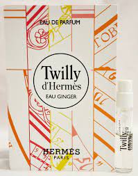 Amostras oficiais de fragrâncias Twilly d'Hermes Eau Ginger 2ml 0,06 fl.oz.
