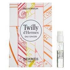 Amostras oficiais de fragrâncias Twilly d'Hermes Eau Ginger 2ml 0,06 fl.oz.