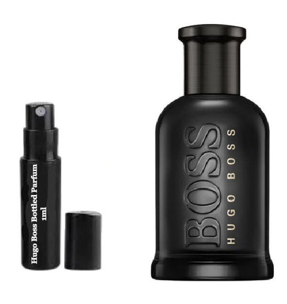 Amostras de perfume HUGO BOSS BOTTLED PARFUM, provas de perfume HUGO BOSS BOTTLED PARFUM
