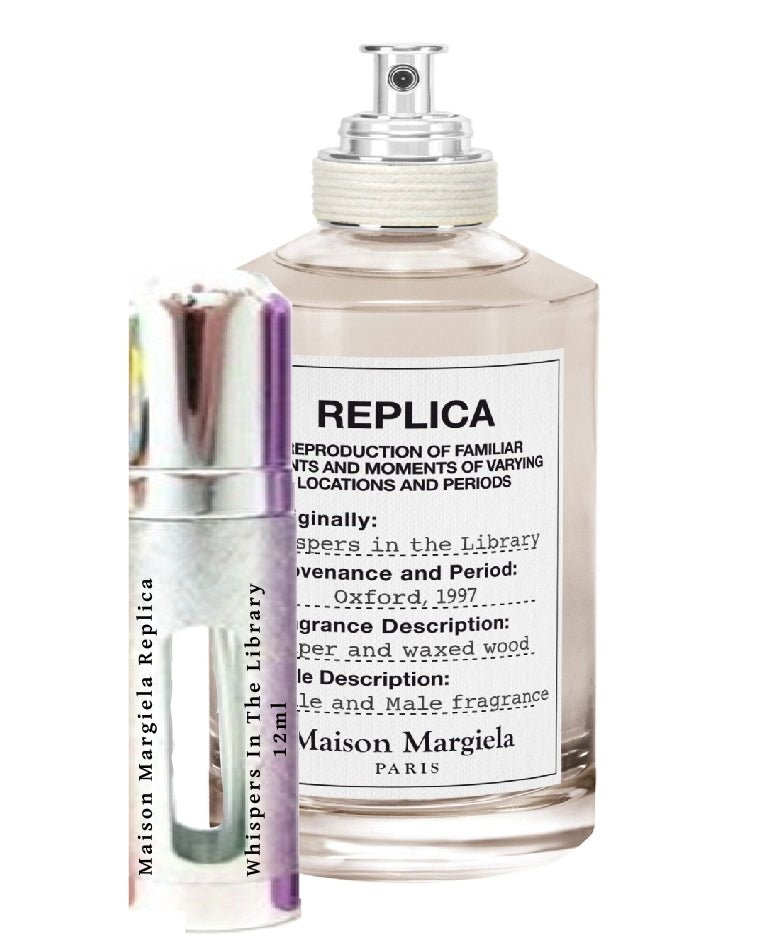 Frasco réplica do perfume Maison Margiela Whispers In The Library, 12ml