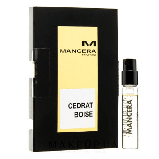 Amostra oficial do perfume Mancera Cedrat Boise 2ml 0,06 fl.oz.