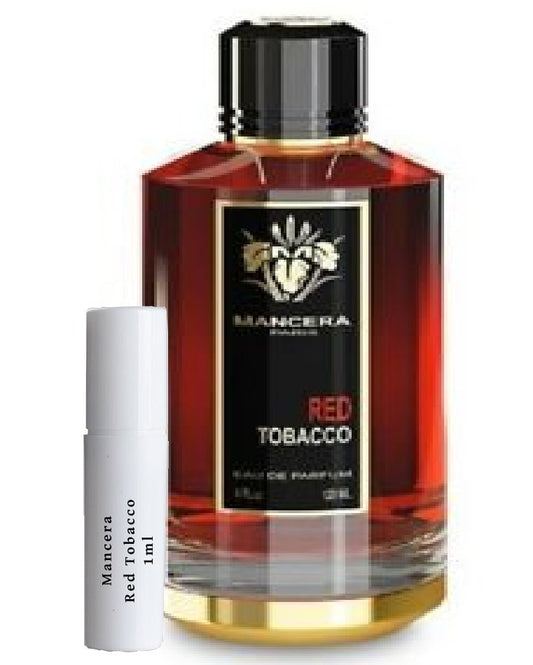 Amostras de tabaco vermelho Mancera - Tabaco vermelho Mancera - Mancera - 1ml - cheiro que impressiona