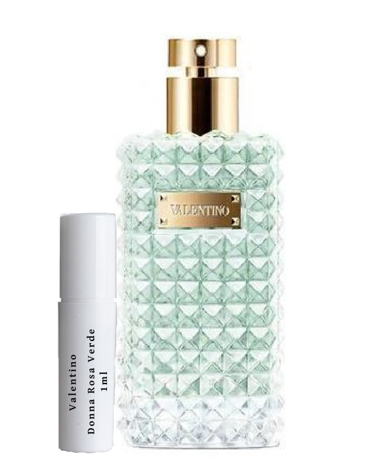 Frasco de amostra spray Valentino Donna Rosa Verde 1ml