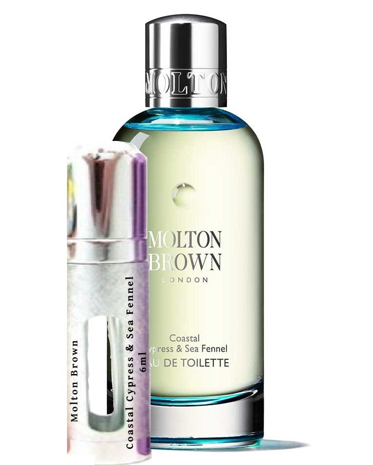 Frasco de amostra Molton Brown Coastal Cypress & Sea Fennel 6ml