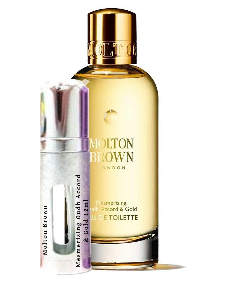Frasco de Oudh Mesmerizing Accord & Gold da Molton Brown, 12ml